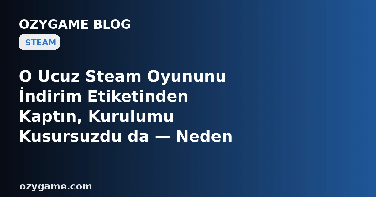 O Ucuz Steam Oyununu İndirim Etiketinden Kaptın, Kurulumu Kusursuzdu da — Neden 'Oyna'ya Bastığın An Karşına Oyun Değil, Yıllar Önce Fişi Çekilmiş Sunuculara Bağlanmaya Çalışıp Sonsuza Dek Yükleme Ekranında Donan Buz Gibi Bir 'Kapatılmış Sunucu' Hayaleti 