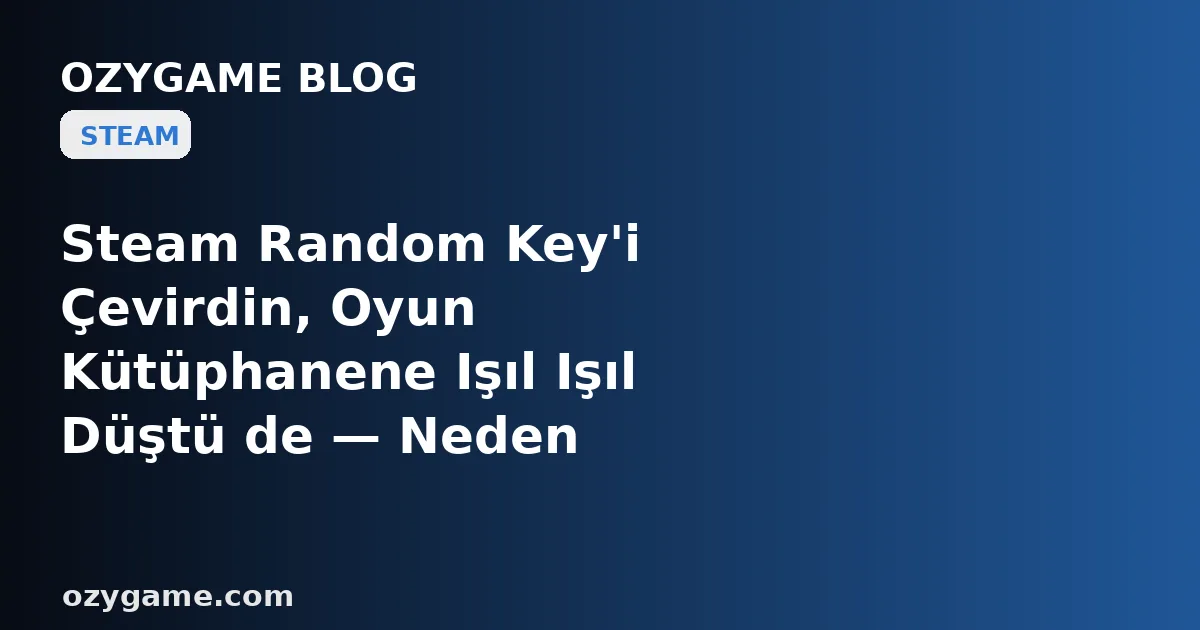 Steam Random Key'i Çevirdin, Oyun Kütüphanene Işıl Işıl Düştü de — Neden 'Oyna'ya Bastığın An Karşına Oyun Değil, Seni Steam'in Dışına İtip Ubisoft Connect'e Bambaşka Bir Hesap Açmaya Zorlayan Buz Gibi Bir 'İkinci Başlatıcı Kilidi' Duvarı Dikildi?