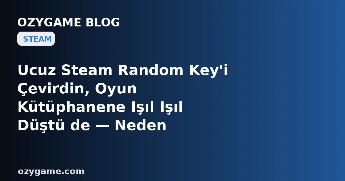 Ucuz Steam Random Key'i Çevirdin, Oyun Kütüphanene Işıl Işıl Düştü de — Neden Yeni Ekran Kartını Takıp 'Oyna'ya Bastığın An Karşına Oyun Değil, Seni '24 Saatte Çok Fazla Makinede Etkinleştirdiniz' Deyip Buz Gibi Kapı Dışarı Eden Bir 'Denuvo Makine Aktivas