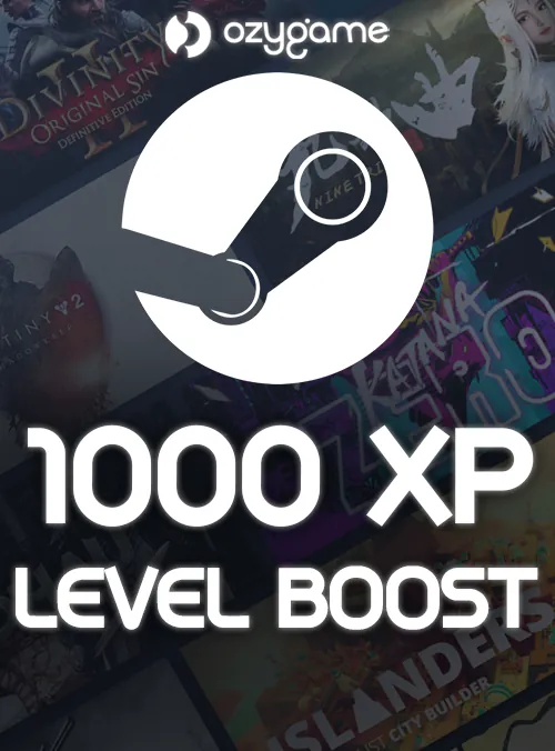 Steam Level Boost 10 Set 1000XP