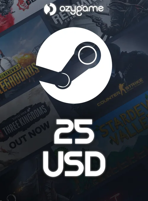 25 USD Steam Cüzdan Kodu
