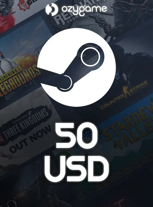 50 USD Steam Cüzdan Kodu